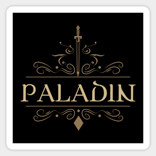 Paladin Character Class Tabletop RPG Magnet